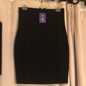 Seraphine Black Maternity Skirt